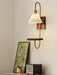 Walnut Shelf Sconce-DWHOME