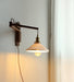 Walnut Telescopic Wall Lamp.