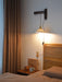 Walnut Telescopic Wall Lamp-DWHOME