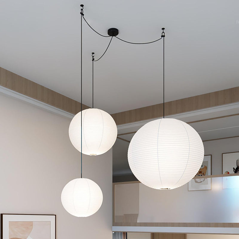 Washi Paper A Pendant Lamp-DWHOME