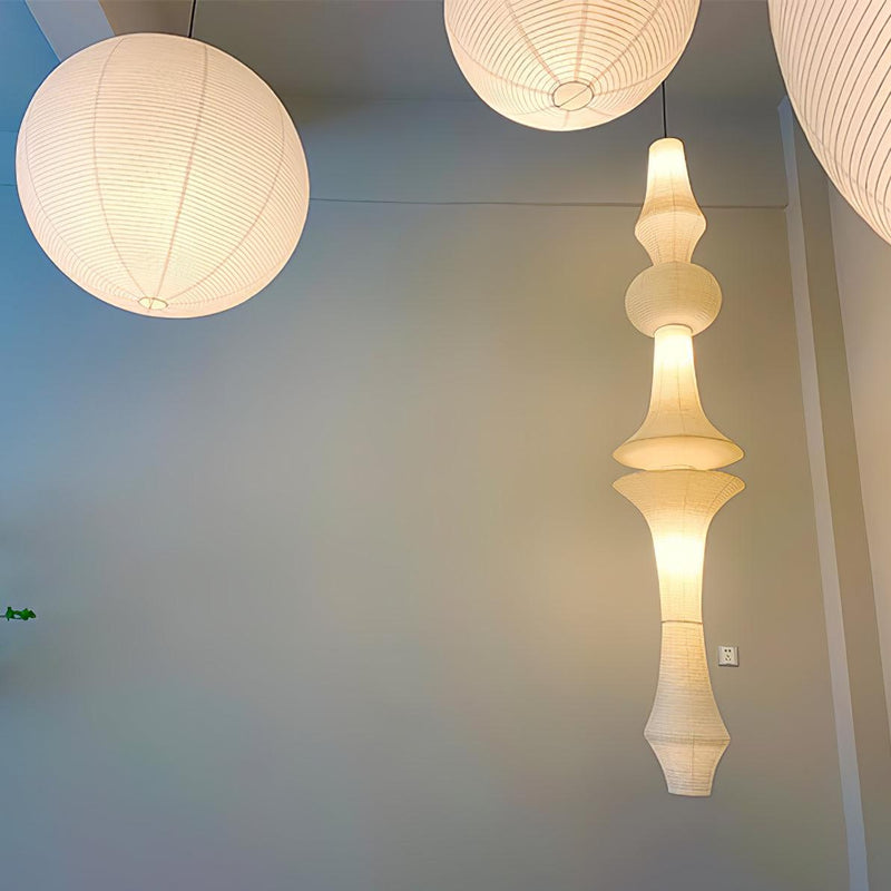 Washi Paper E Pendant Light-DWHOME