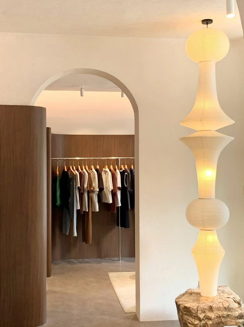 Washi Paper E Pendant Light-DWHOME