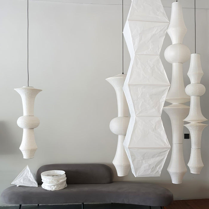 Pendentif Luminaire en Papier Washi - DWHOME