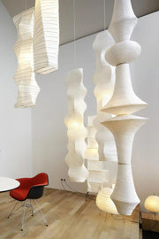 Washi Paper E Pendant Swag Light-DWHOME
