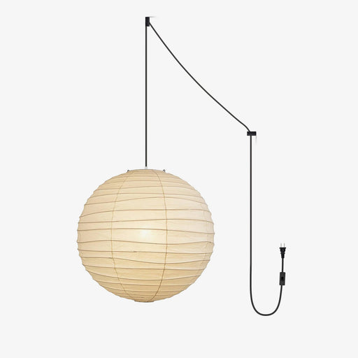 Washi Paper Pendant Swag Lamp.