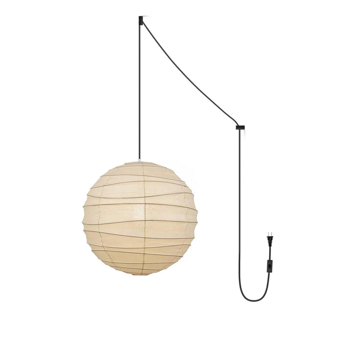 Washi Paper Pendant Swag Lamp - DWHOME