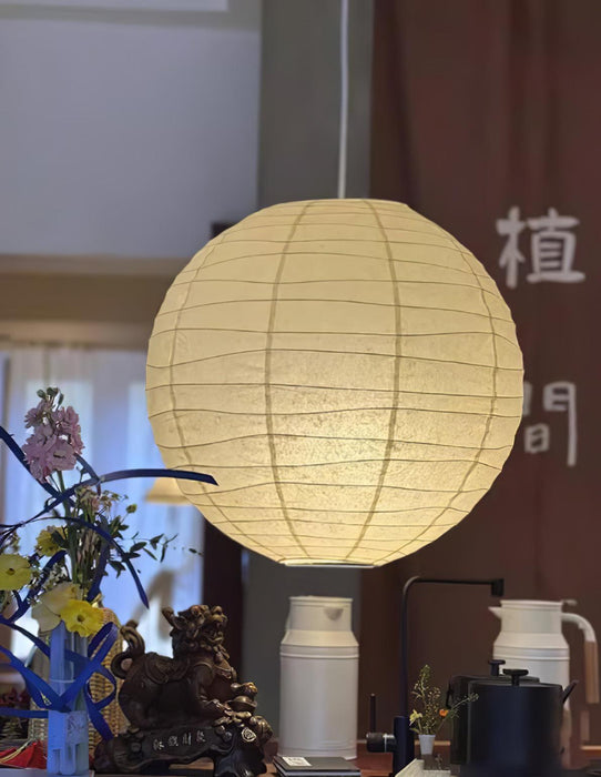 Washi Paper Pendant Swag Lamp