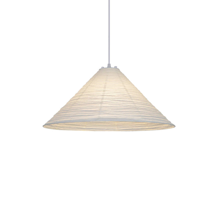 Washi Paper Pyramid Pendant Lamp.