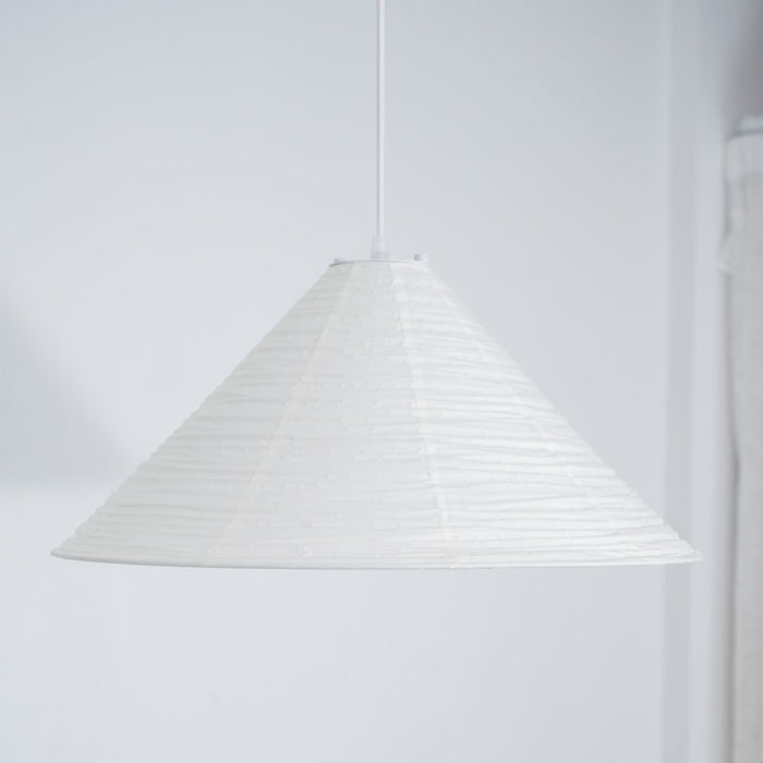 Washi Paper Pyramid Pendant Lamp