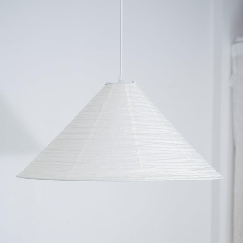 Washi Paper Pyramid Pendant Lamp-DWHOME