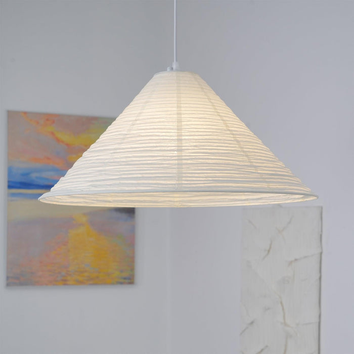 Washi Paper Pyramid Pendant Lamp - DWHOME