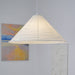 Washi Paper Pyramid Pendant Lamp.