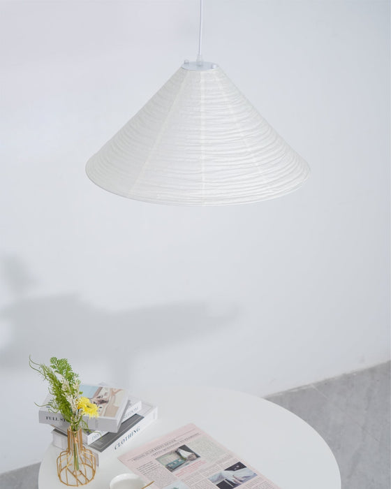 Washi Paper Pyramid Pendant Lamp