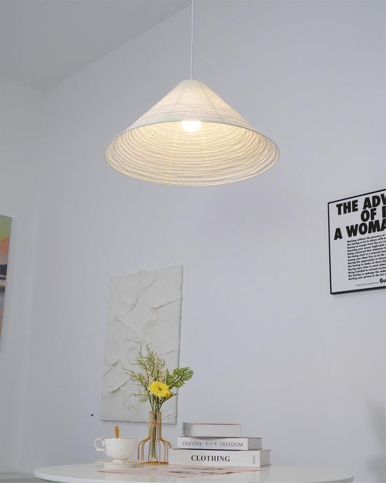 Washi Paper Pyramid Pendant Lamp - DWHOME