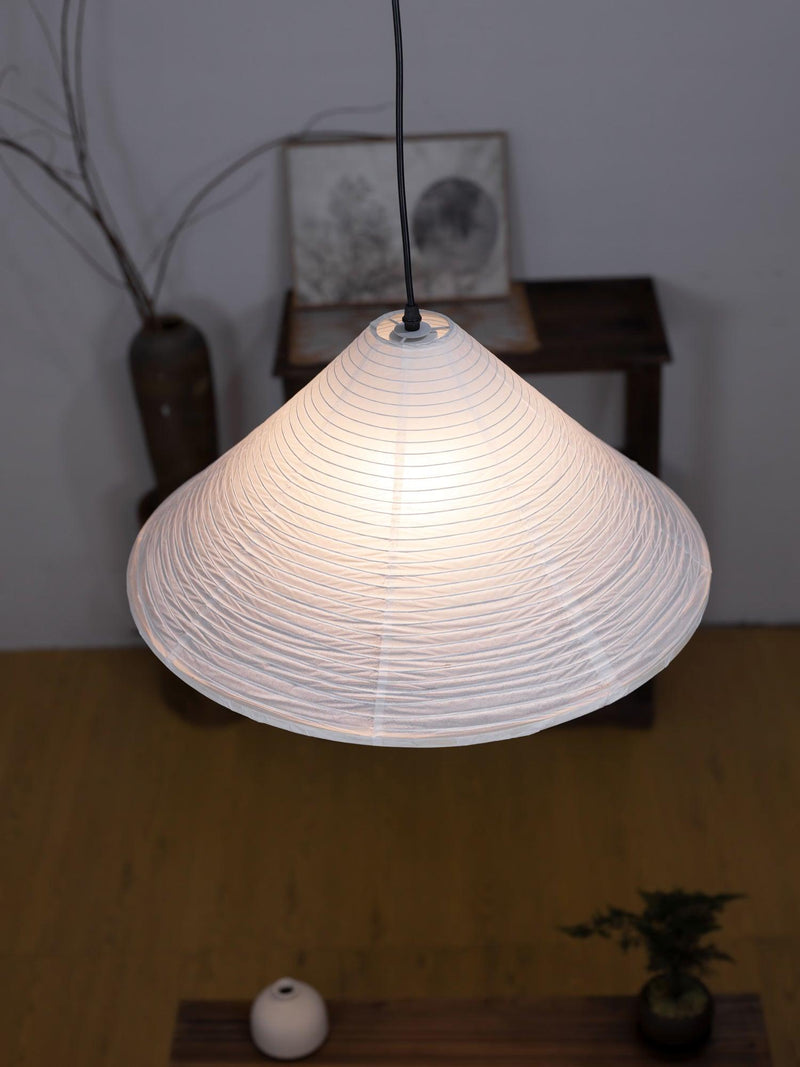 Washi Paper Pyramid Pendant Lamp-DWHOME