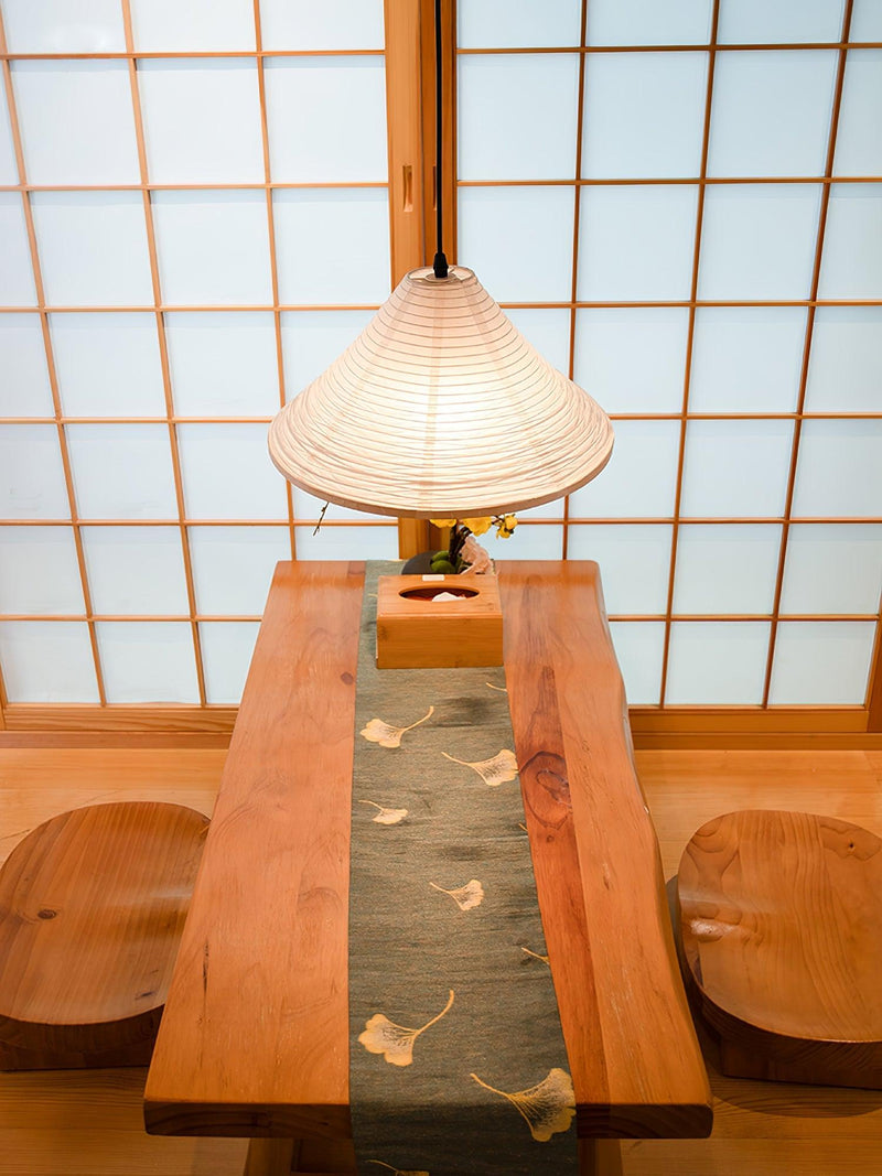 Washi Paper Pyramid Pendant Lamp-DWHOME