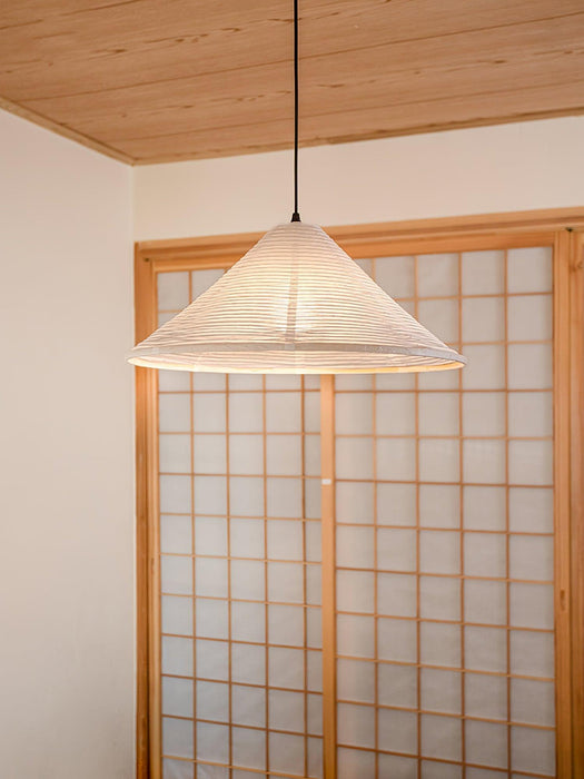 Washi Paper Pyramid Pendant Lamp - DWHOME