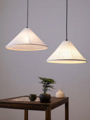 Washi Paper Pyramid Pendant Lamp-DWHOME