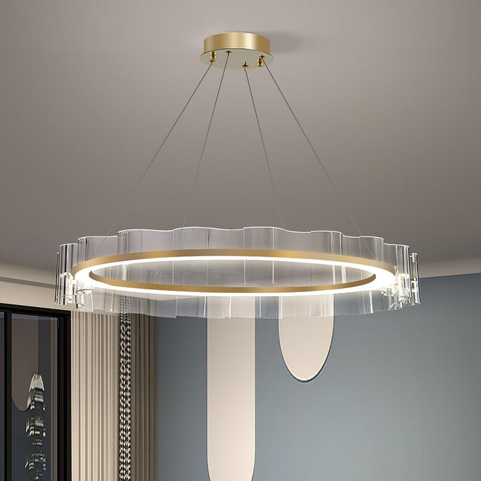 Water Wave Glass Chandelier - DWHOME