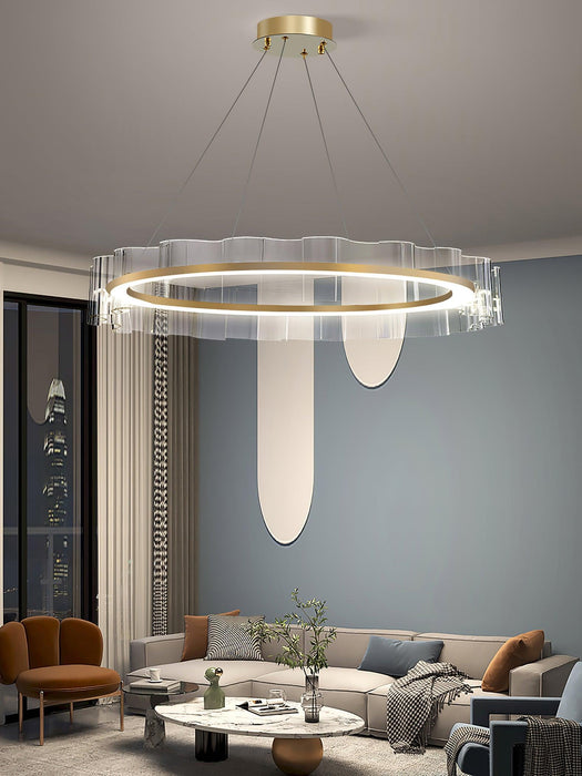 Water Wave Glass Chandelier - DWHOME