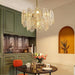 Wave Glass Chandelier - DWHOME