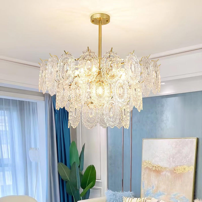 Wave Glass Chandelier - DWHOME