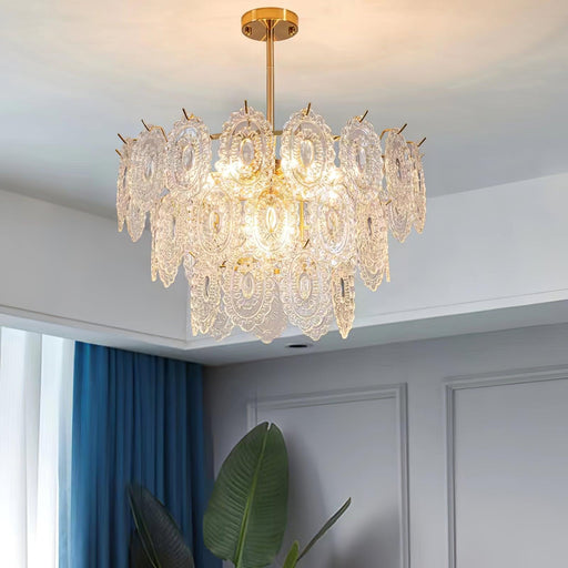 Wave Glass Chandelier.