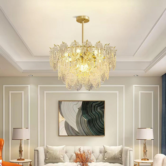 Wave Glass Chandelier - DWHOME