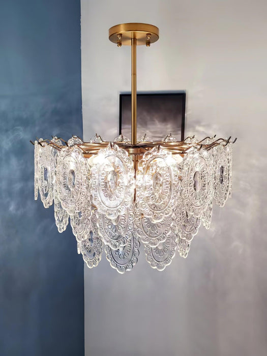 Wave Glass Chandelier - DWHOME