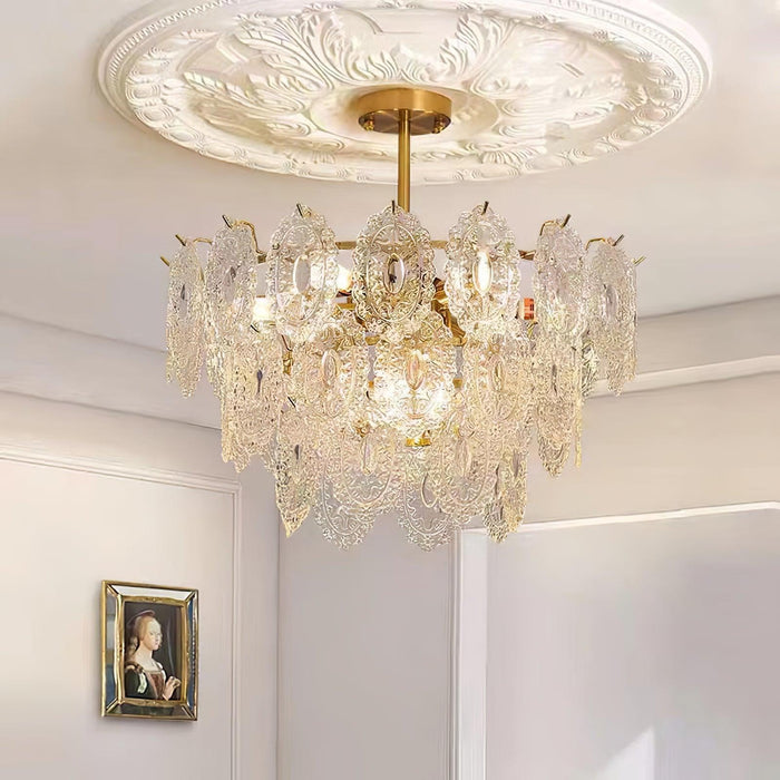 Wave Glass Chandelier - DWHOME