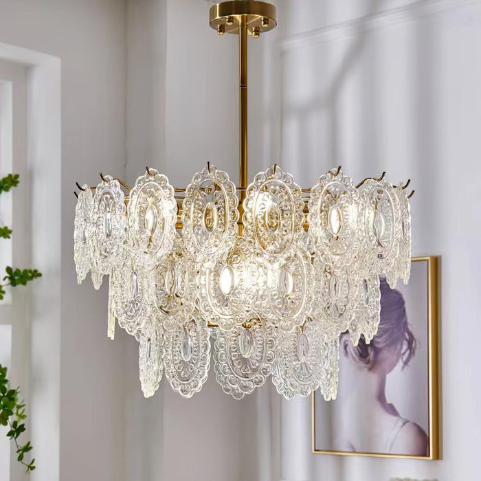 Wave Glass Chandelier - DWHOME