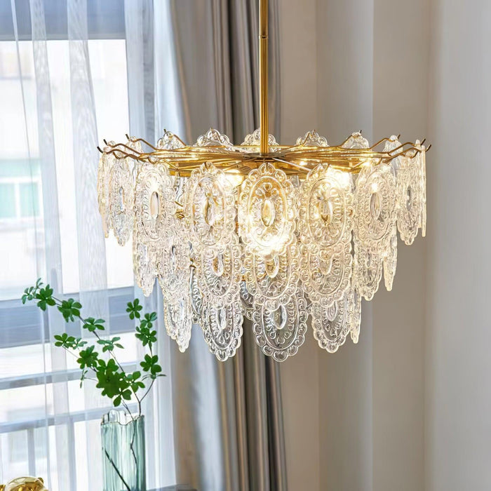 Wave Glass Chandelier - DWHOME