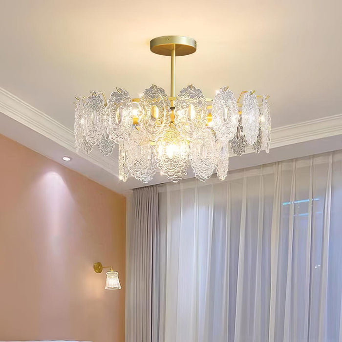 Wave Glass Chandelier - DWHOME