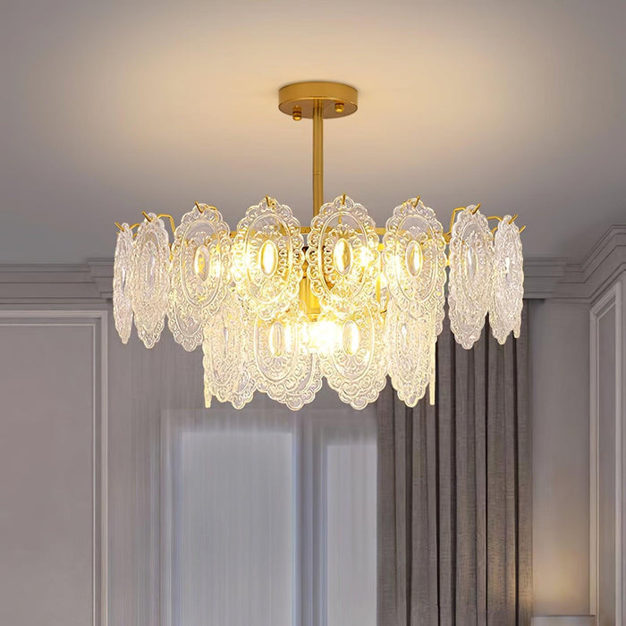 Wave Glass Chandelier - DWHOME