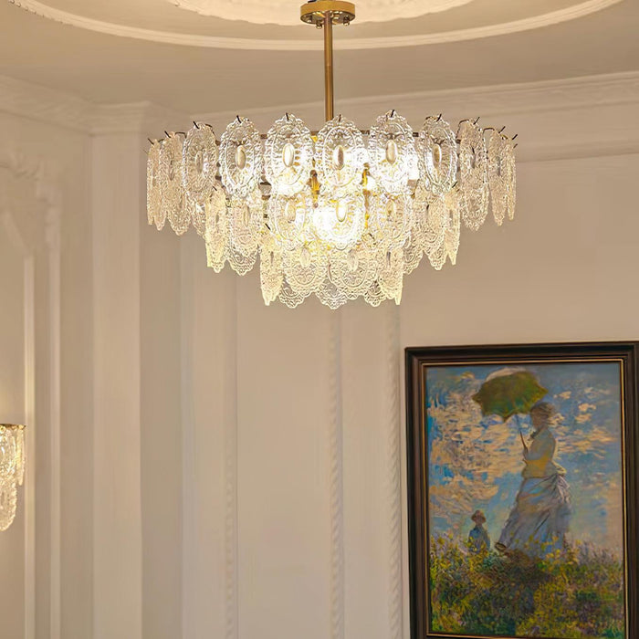 Wave Glass Chandelier - DWHOME