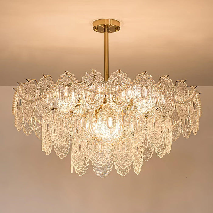 Wave Pearl Chandelier.