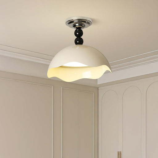 Wave Crest Ceiling Lamp.