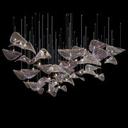 Wave Floating Leaf Chandelier-DWHOME