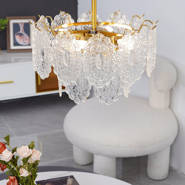 Wave Glass Chandelier - DWHOME