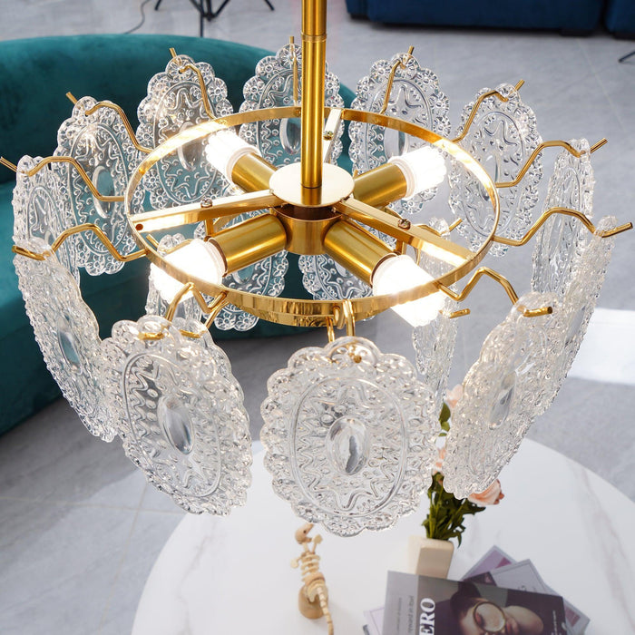 Wave Glass Chandelier - DWHOME