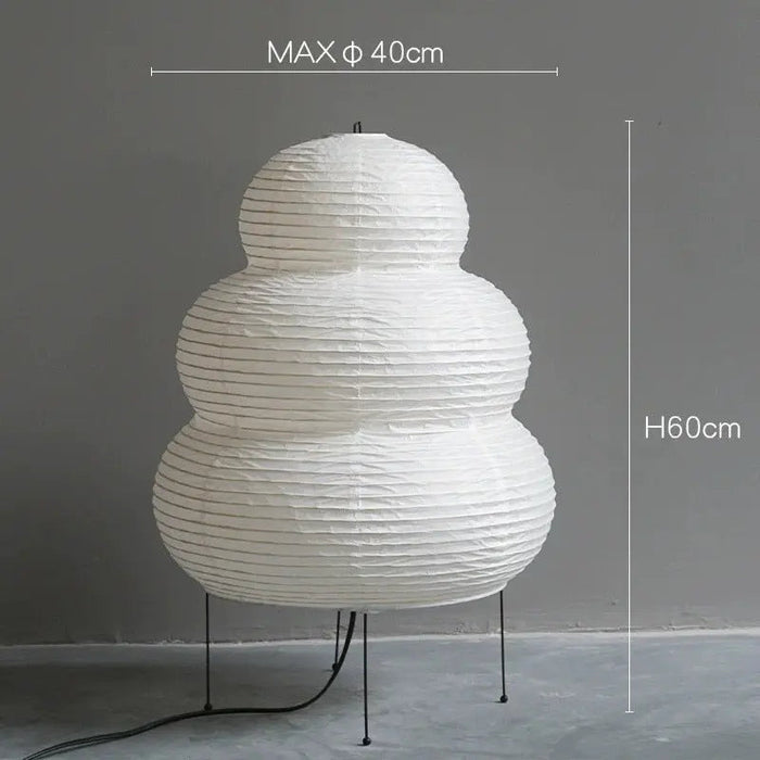 Wayuu Rice Paper Floor Lamp.