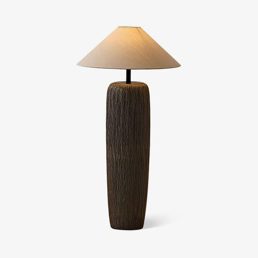 Weathered Wood Grain Floor Lamp.