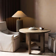 Weathered Wood Grain Floor Lamp-DWHOME