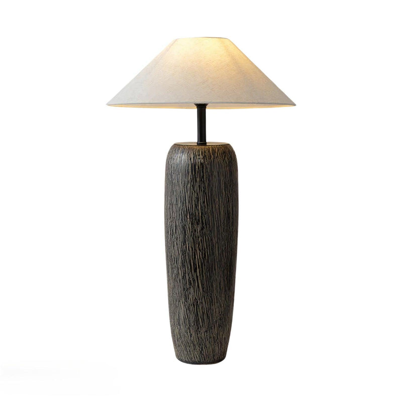Weathered Wood Grain Floor Lamp-DWHOME