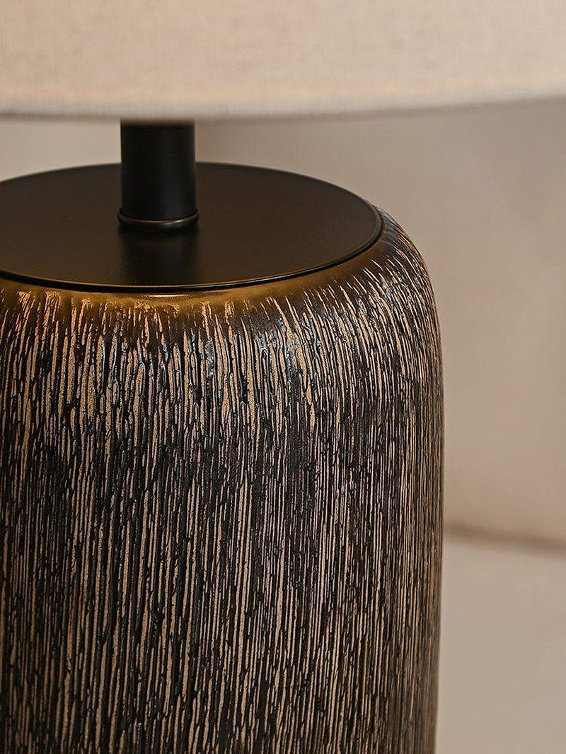 Weathered Wood Grain Floor Lamp-DWHOME