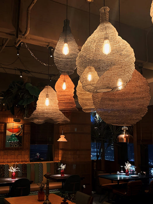 Weaver's Dream Pendant Lamps.