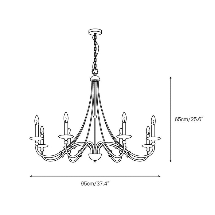 Westchester County Chandelier-DWHOME