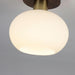 White Shell Ceiling Lamp.