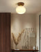 White Shell Ceiling Lamp.