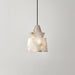 White Alabaster  Pendant Light.